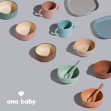 Silicone Bowls in Pastel Colours (Pack of 3)  Ana Baby   