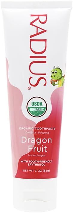 Kids USDA Organic Toothpaste - Dragon Fruit - 6 Months+ Toothpaste RADIUS   