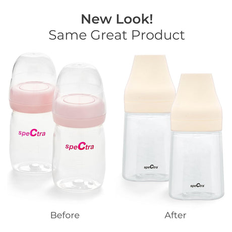 Wide Neck Milk Storage Bottles. Pack of 2 Accessory Spectra   