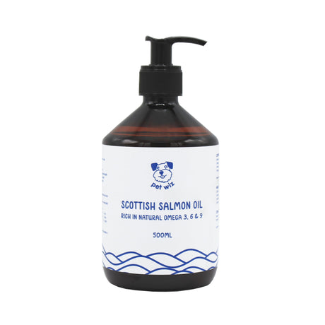 Scottish Salmon Oil for Pets (500ml) Supplements Pet Wiz   