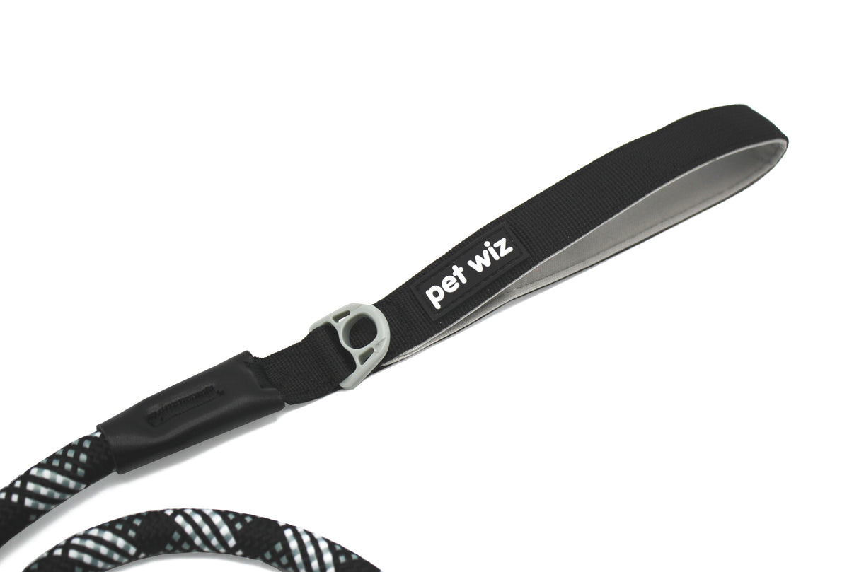 Rope Lead with Carabiner Clip & Padded Handle Collars, Leads & Harnesses Pet Wiz