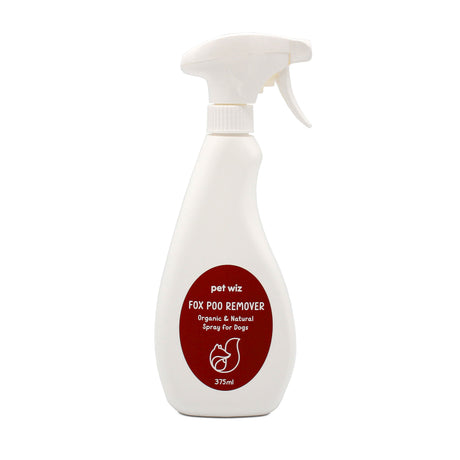 Organic and Natural Fox Poo Remover Spray for Dogs Grooming Pet Wiz