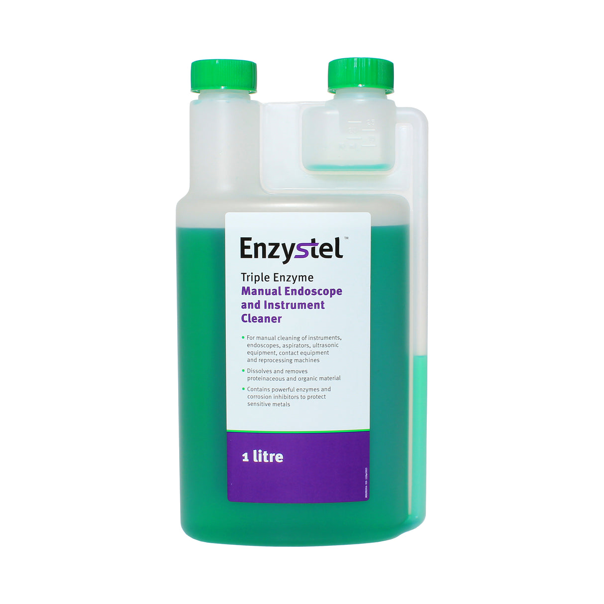 Enzystel - Triple Enzyme Instrument Disinfectant Cleaner - 1 Litre Medical Instrument Cleaner Tristel Solutions   