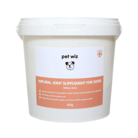 Natural Joint Supplement for Dogs - Without Bute - 500g Supplements Pet Wiz   