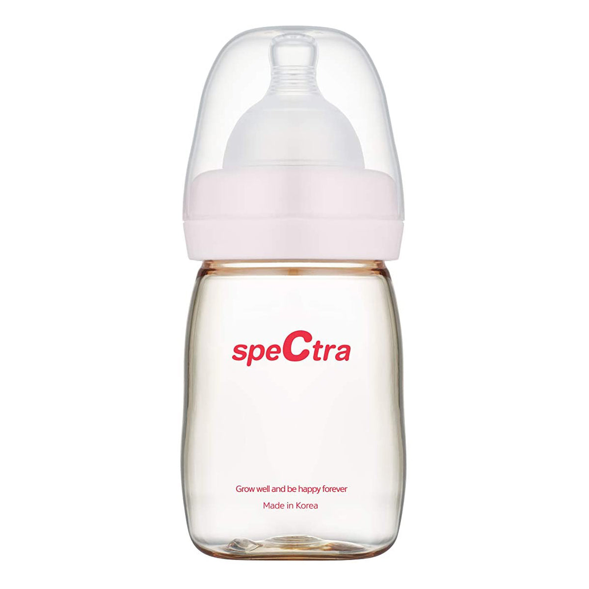 Premium PPSU Wide Neck Baby Bottle - 1 x 160ml Bottle with Slow Flow Teat - Designs May Vary  Spectra   