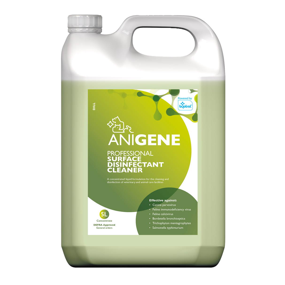 ANIGENE Professional Surface Disinfectant Cleaner – Dill 5L ANIGENE