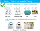 Replacement Tubing for Ameda Purely Yours Breast Pump, Retail Pack, 2 Tubes/Pack Breast Pump Accessories Maymom   