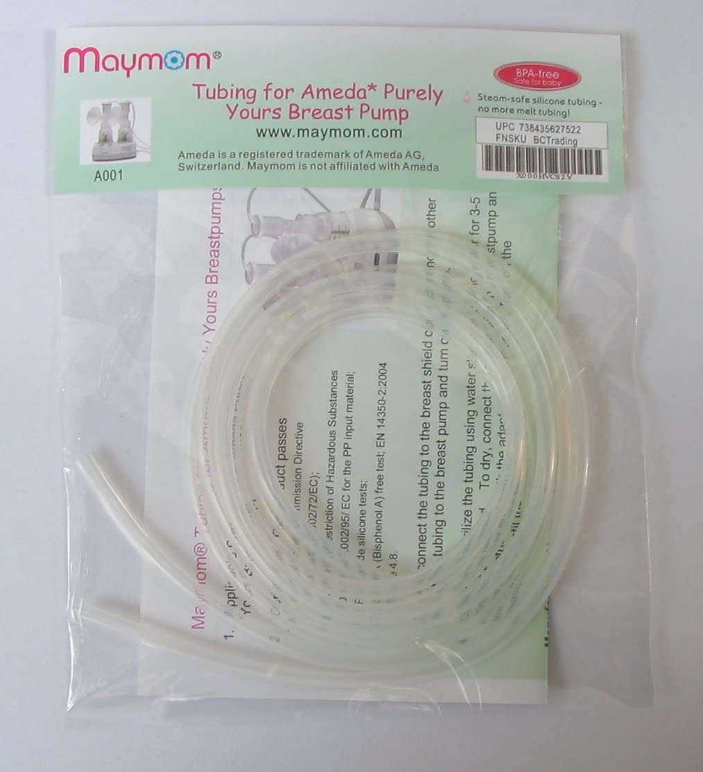 Replacement Tubing for Ameda Purely Yours Breast Pump, Retail Pack, 2 Tubes/Pack Breast Pump Accessories Maymom   