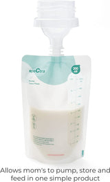 Milk Storage Bags 200 ml - 10 Count - Connector Included Breast Feeding Spectra   