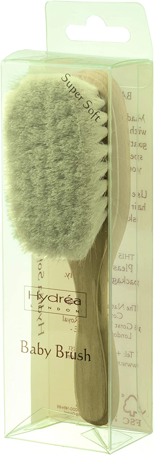 Wooden Baby Brush With Soft Goats Hair Bristles Baby Health Hydrea   