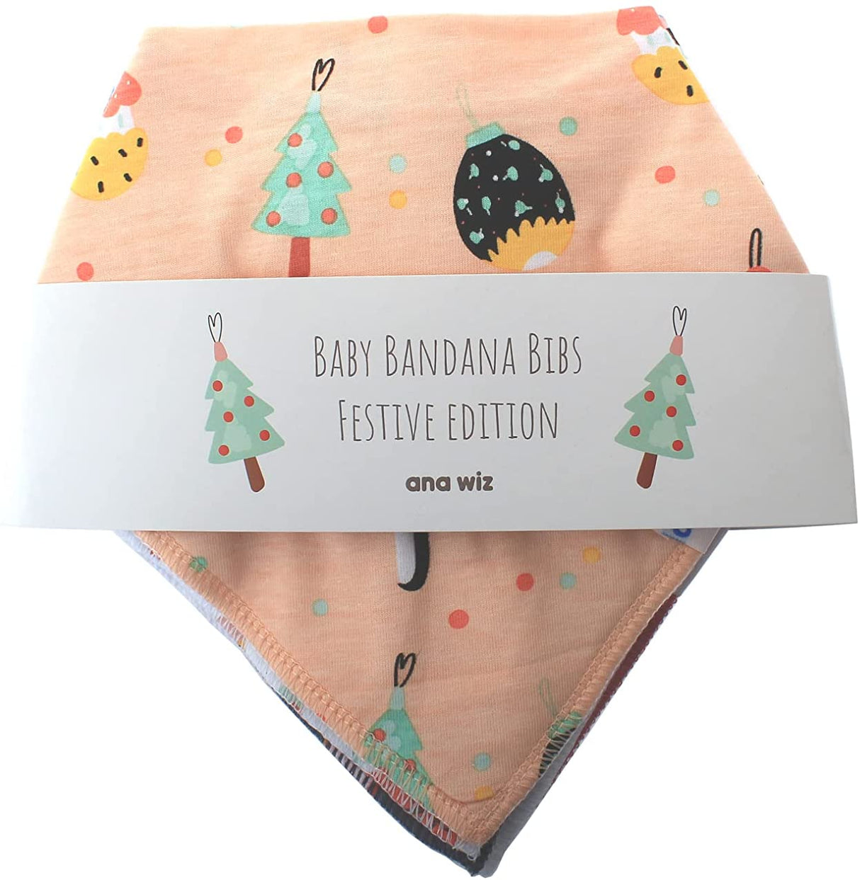 Baby Bandana Bibs (Pack of 5) Baby Bandana Bibs Ana Wiz   