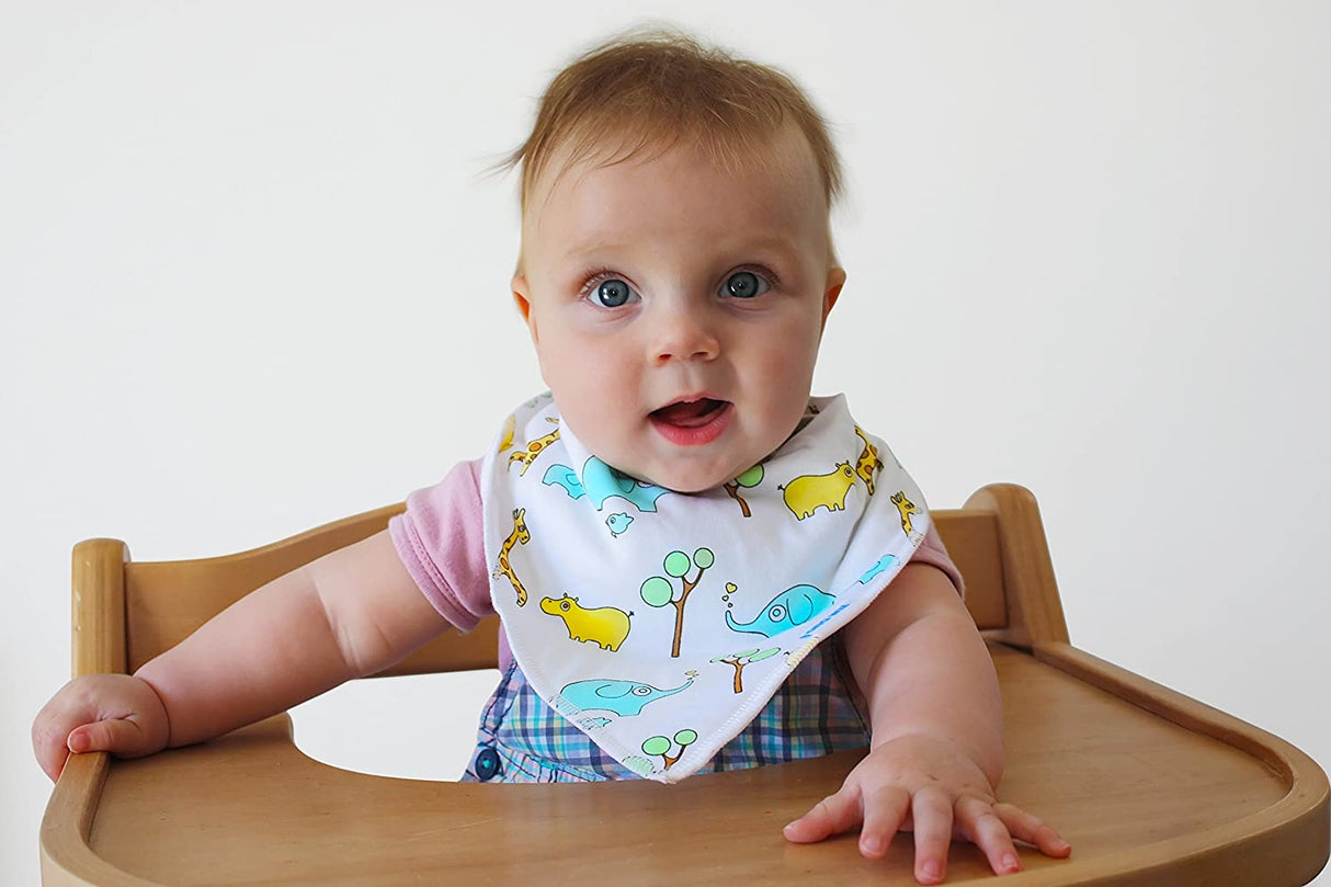 Baby Bandana Bibs (Pack of 5) Baby Bandana Bibs Ana Wiz   