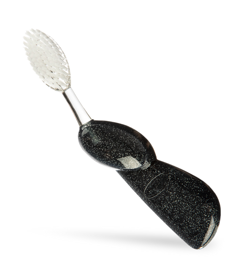 The Big Brush™ with Replaceable Head - Right Hand Toothbrush RADIUS Black Sparkle  