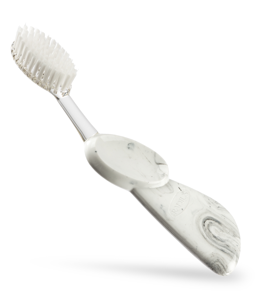 The Big Brush™ with Replaceable Head - Right Hand Toothbrush RADIUS Marble  