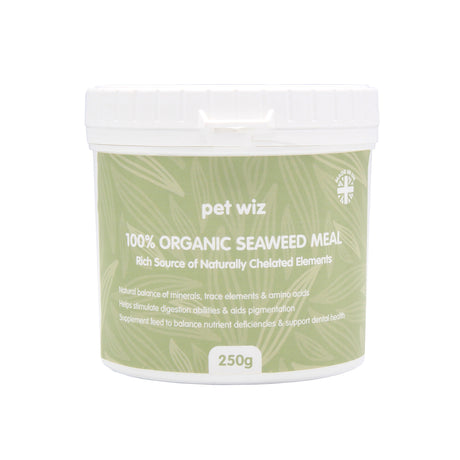 100% Organic Seaweed Meal Supplements Pet Wiz 250g  