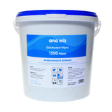 Alcohol Free Disinfectant Wipes (1500 Sheet Bucket) Clinical Wipes Ana Wiz   