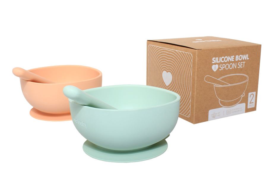 Silicone Baby Bowl 2-Pack - Everyday Baby