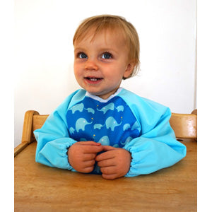 Long Sleeve Water Resistant Bib Baby Bandana Bibs Ana Wiz   