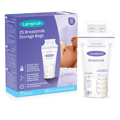Milk Storage Bags (25 bags) Breast Feeding Ana Wiz 25 Pack  