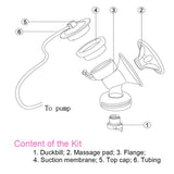 Flange Kit for Philips Avent Comfort Breastpump Breast Pump Accessories Maymom   