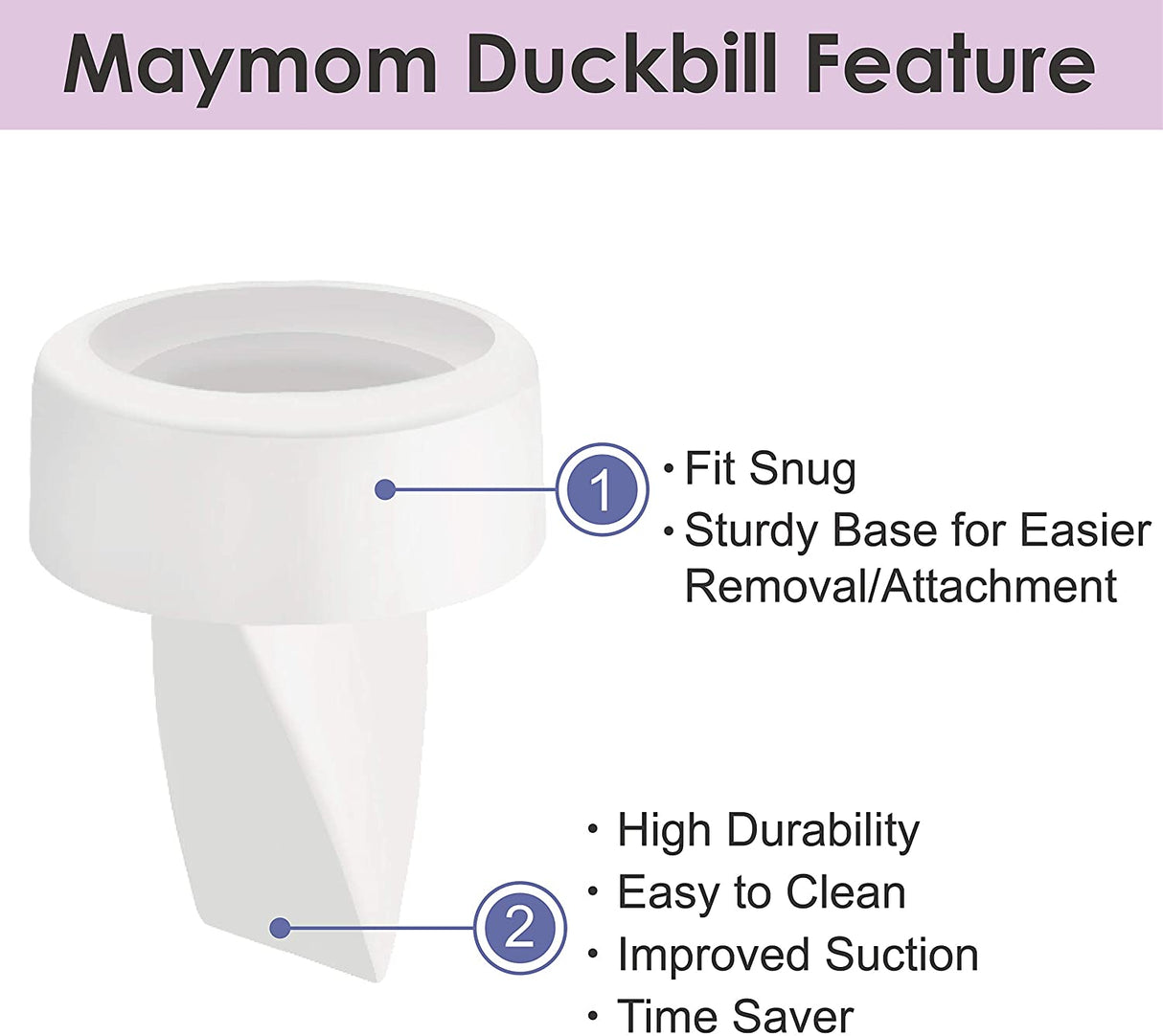 Pump Valve for Lansinoh Pumps; Duckbills to Replace Lansinoh Pump Valves Breast Pump Accessories Maymom   