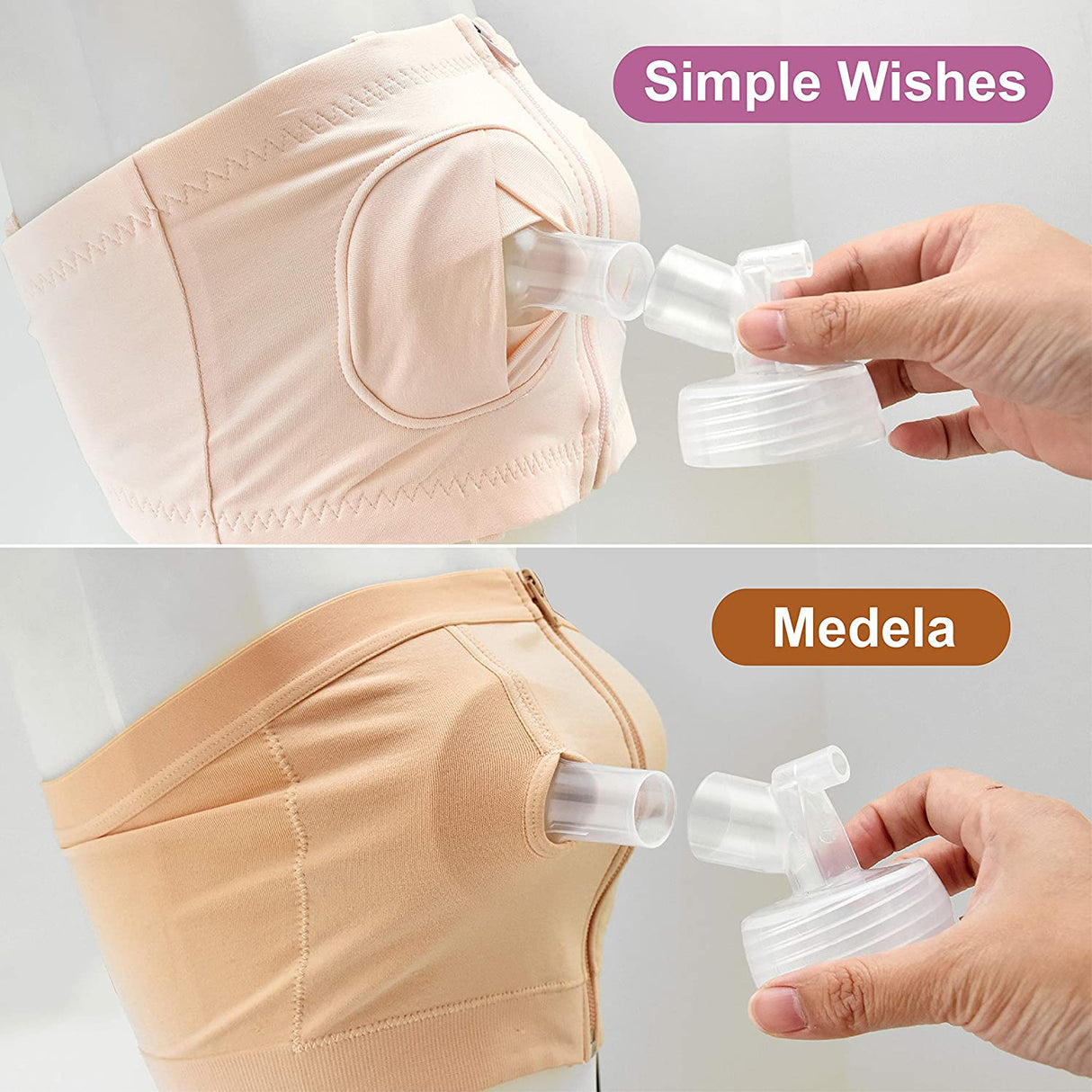 MyFit Base Connector (2pc) Breast Pump Accessories Maymom   