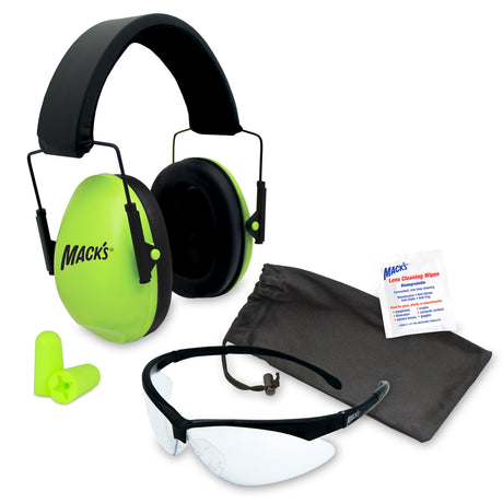 Hi Viz* Double-Up® Safety Kit Earplugs Mack's   