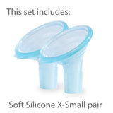 Angled Breast Pump Flanges - Set of 3 - Small (XS, S & M)  Pumpin' Pal   